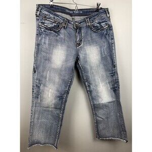 Cowgirl Tuff Co Jeans Lefer Buck Capri 32 (36x25)